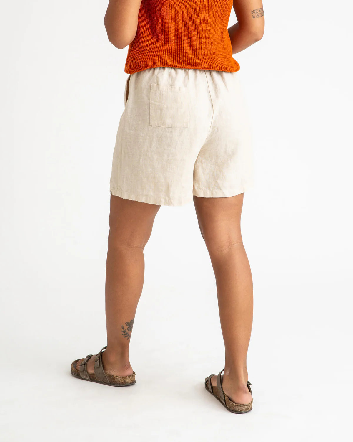 Shorts aus Leinen