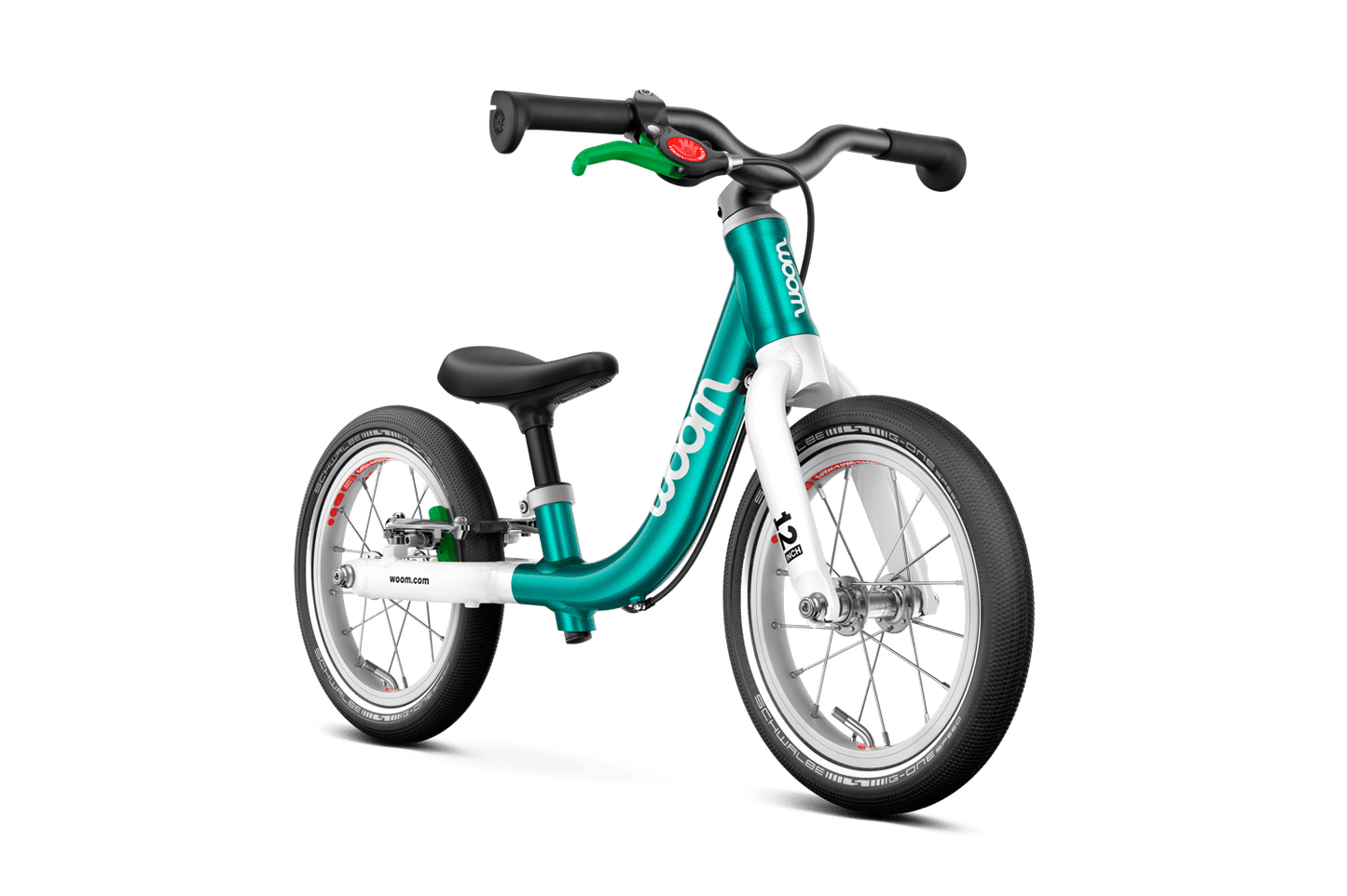 Woom Go 1 Laufrad Metallic Turquoise