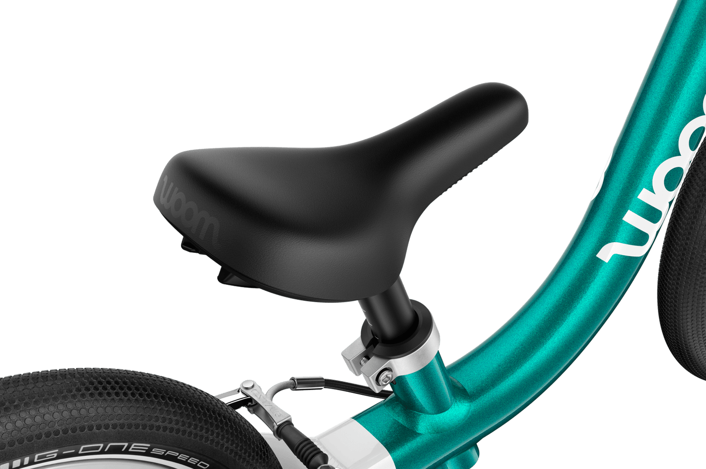 Woom Go 1 Laufrad Metallic Turquoise