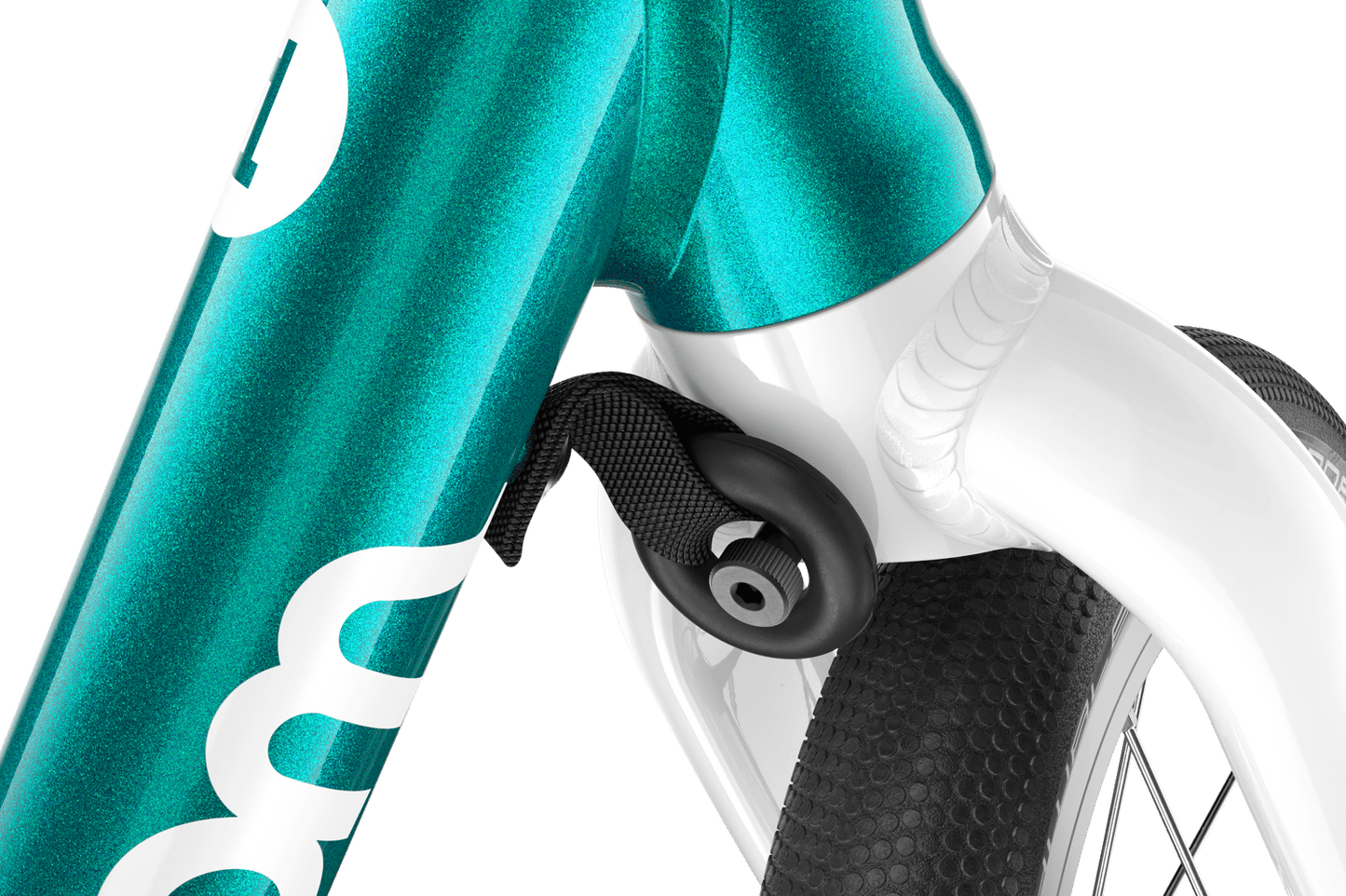Woom Go 1 Laufrad Metallic Turquoise
