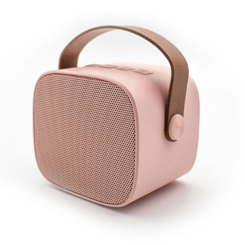 Wiederaufladbarer kabelloser Lautsprecher und Mikrofon – Rose Pastel