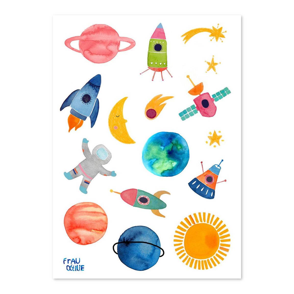 Kindertattoos *Weltraum* (VE=3)