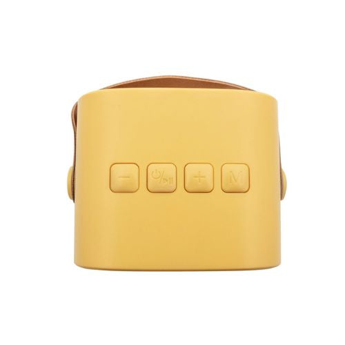Wiederaufladbarer kabelloser Lautsprecher und Mikrofon – Yellow Pastel