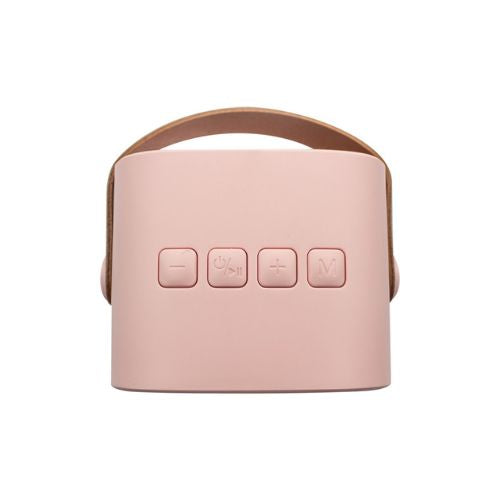 Wiederaufladbarer kabelloser Lautsprecher und Mikrofon – Rose Pastel