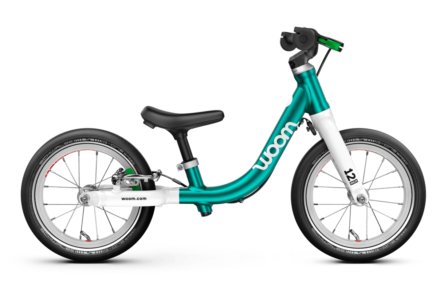 Woom Go 1 Laufrad Metallic Turquoise