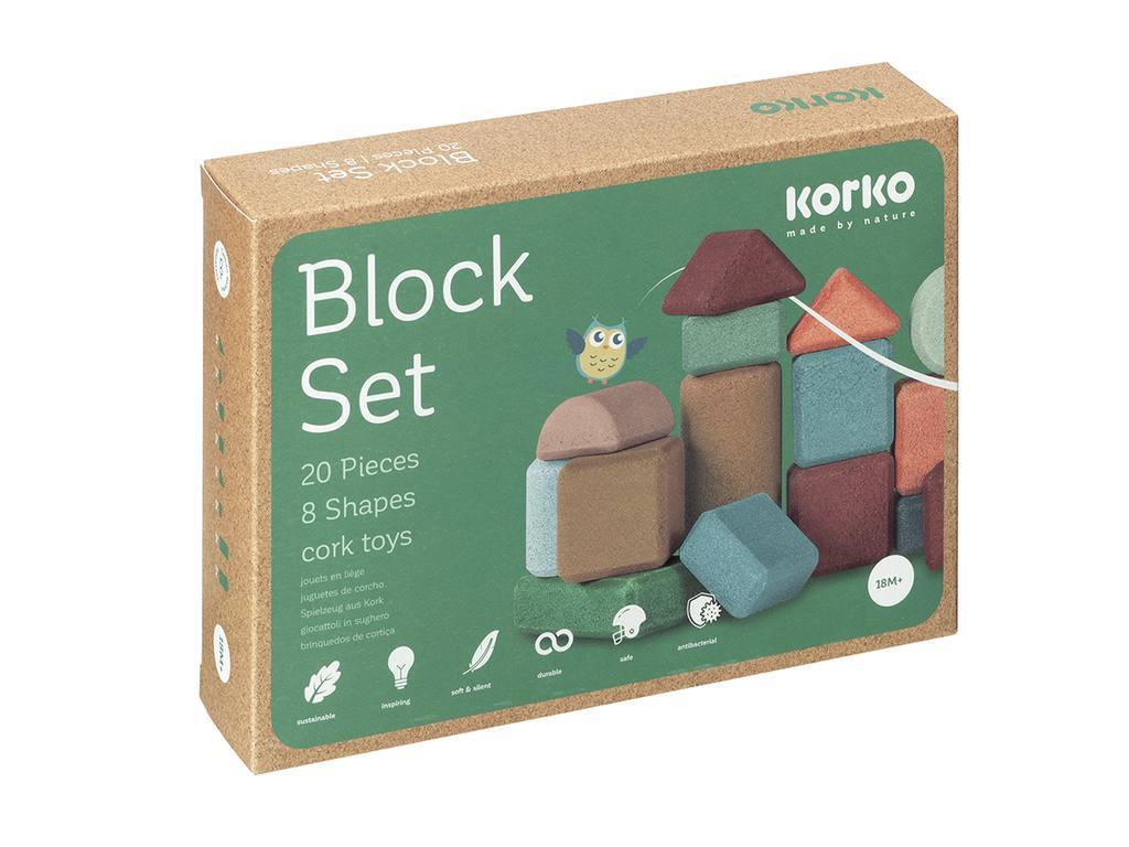 Bausteine aus Kork 20 Stück