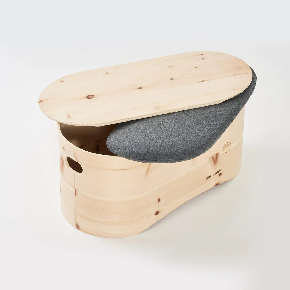 Benni s Nest Babybett SET aus Zirbenholz/ Arvenholz