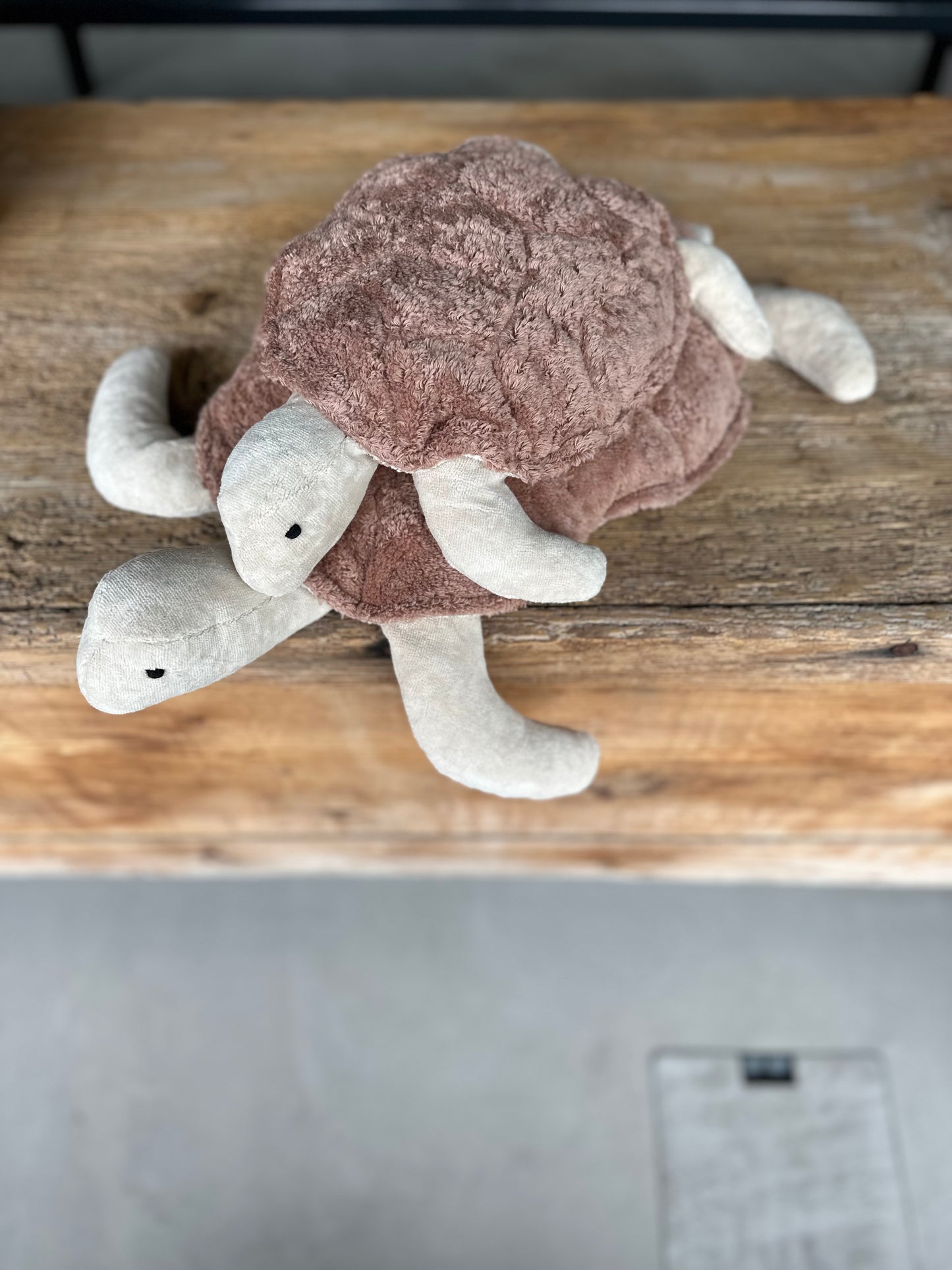 Kuschel& Wärmetier Schildkröte gross rosenholz