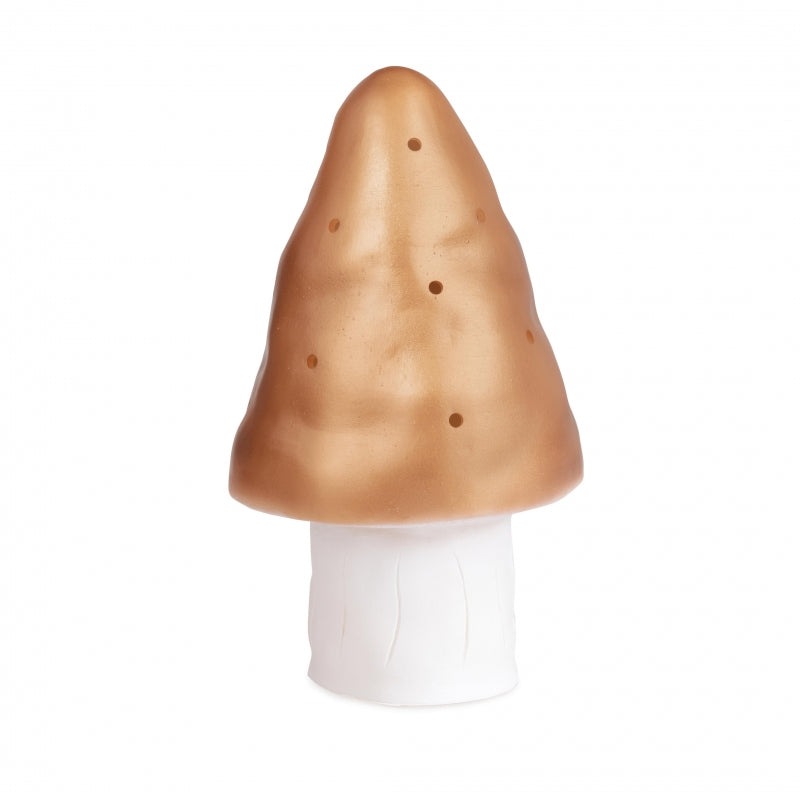 Pilz Lampe klein kupfer