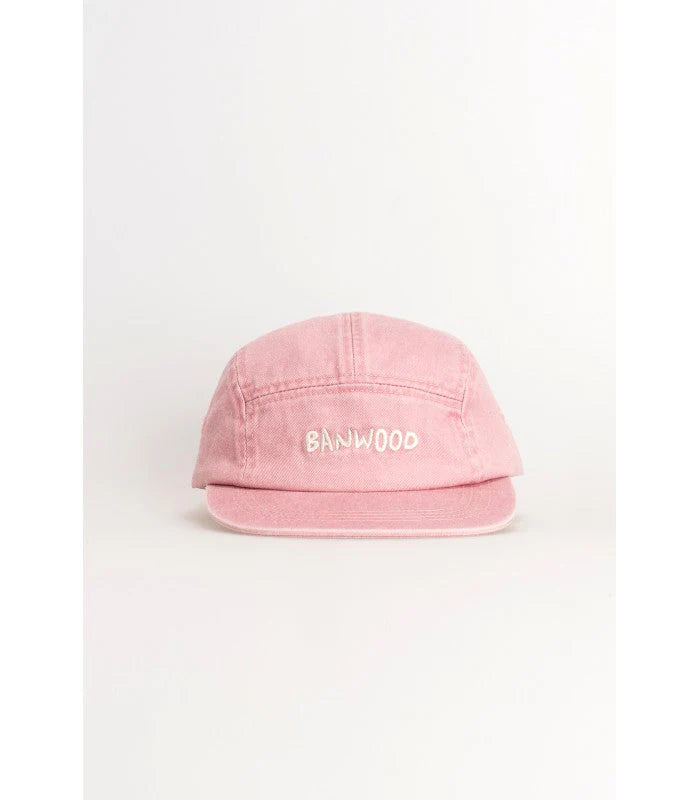 Cap 5 Panel washed rose