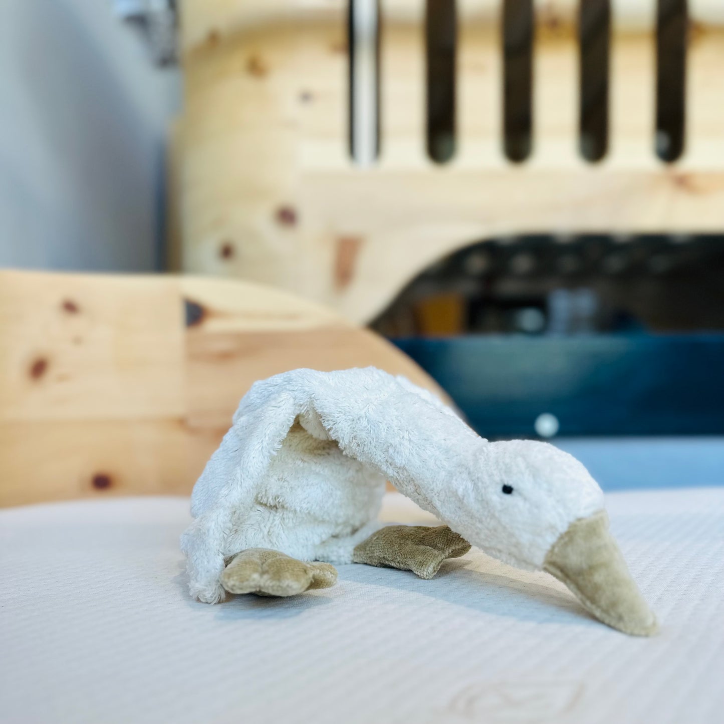 Kuschel& Wärmetier Gans klein weiss