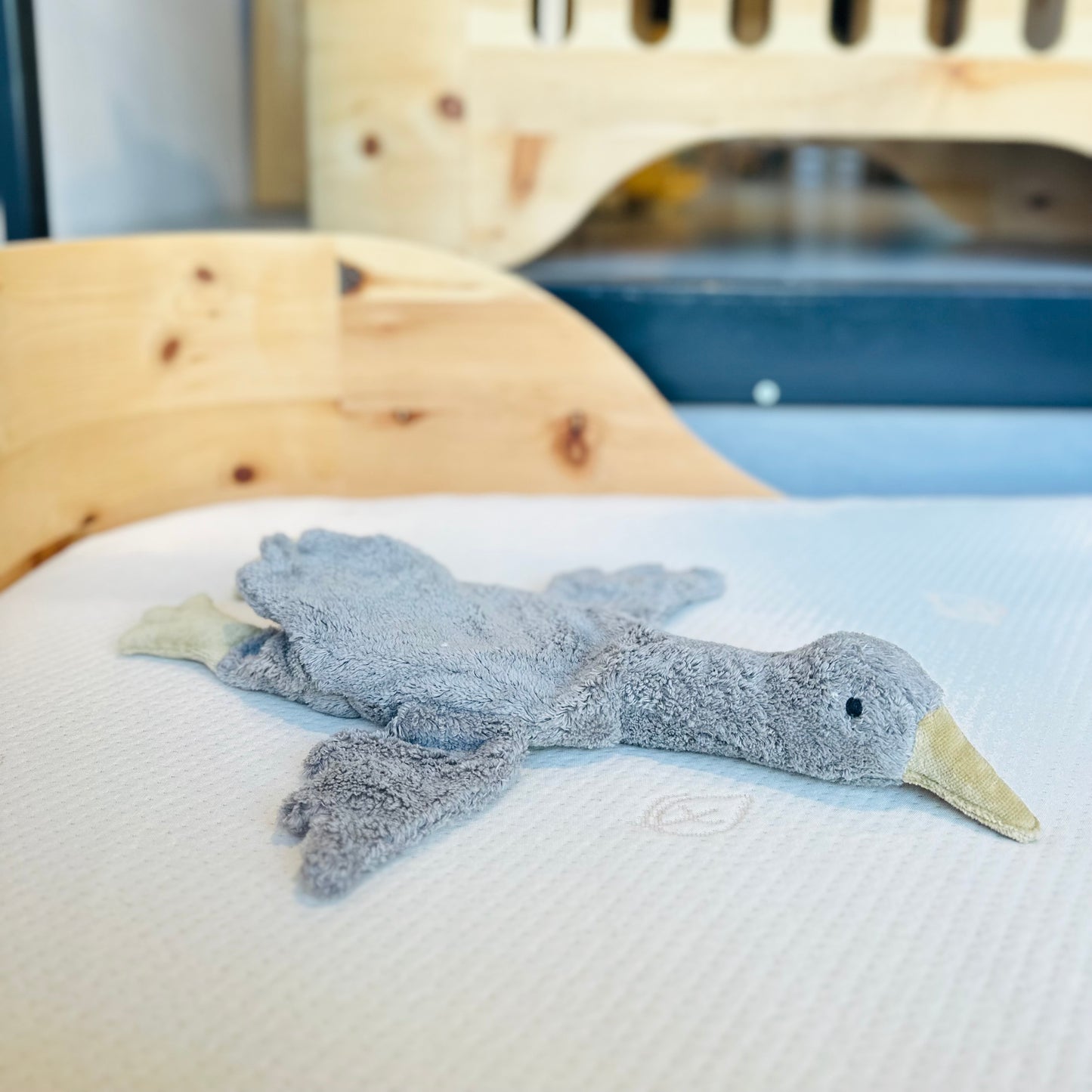 Kuschel& Wärmetier Gans klein grau