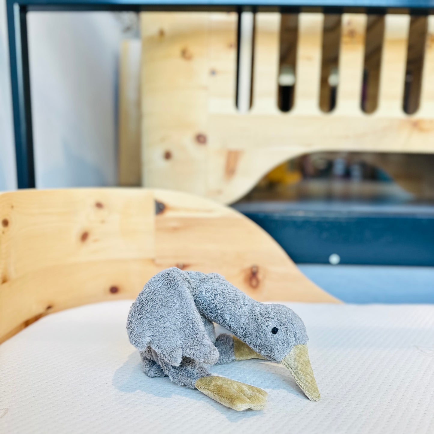 Kuschel& Wärmetier Gans klein grau