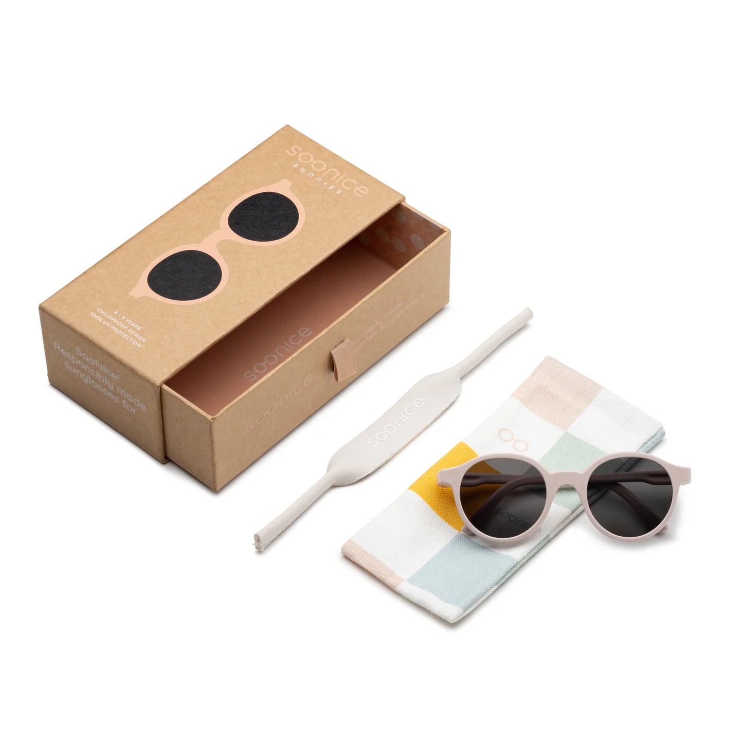 Sonnenbrille 3-9 Jahre Light Rose