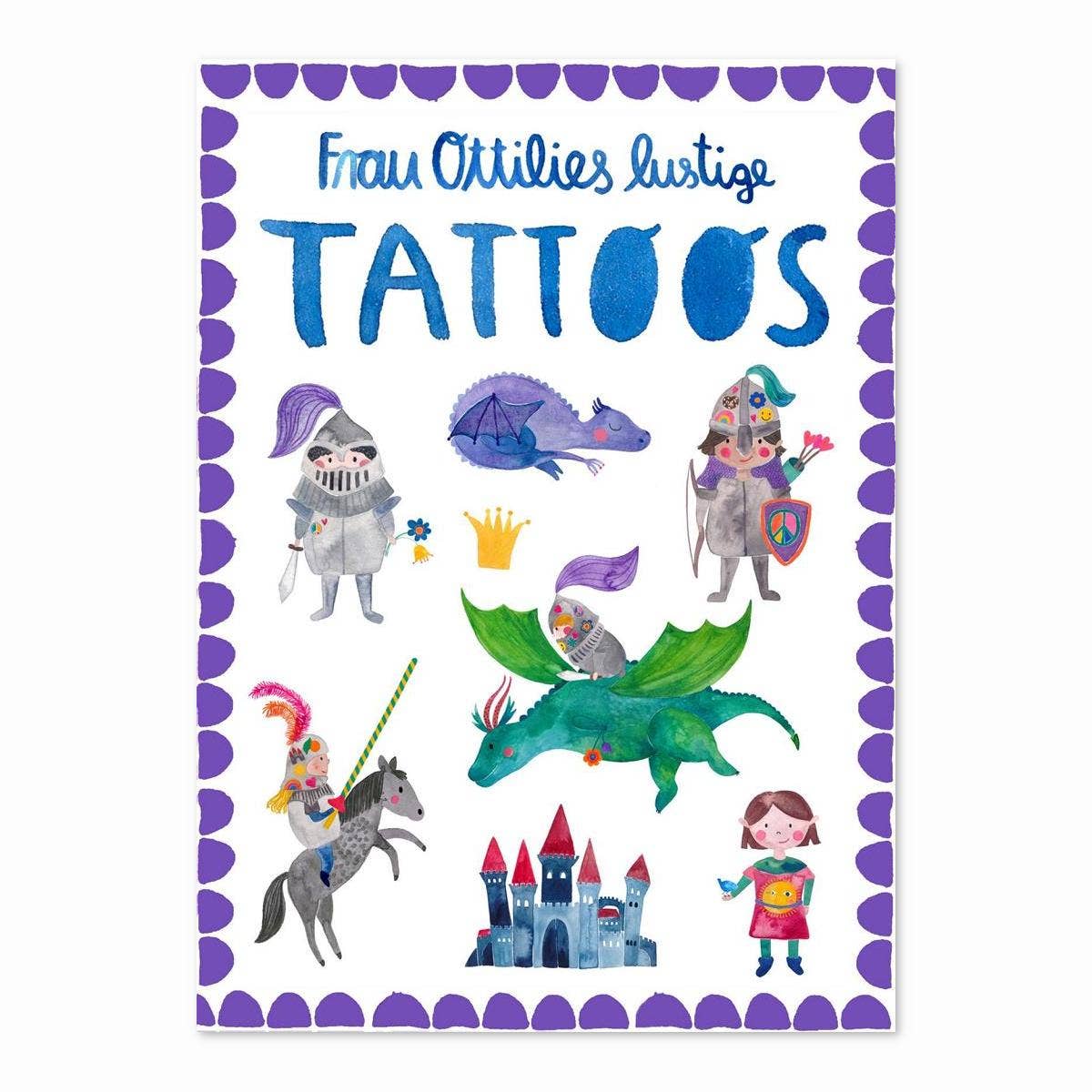 Kindertattoos *Ritter & Drachen* (VE=3)