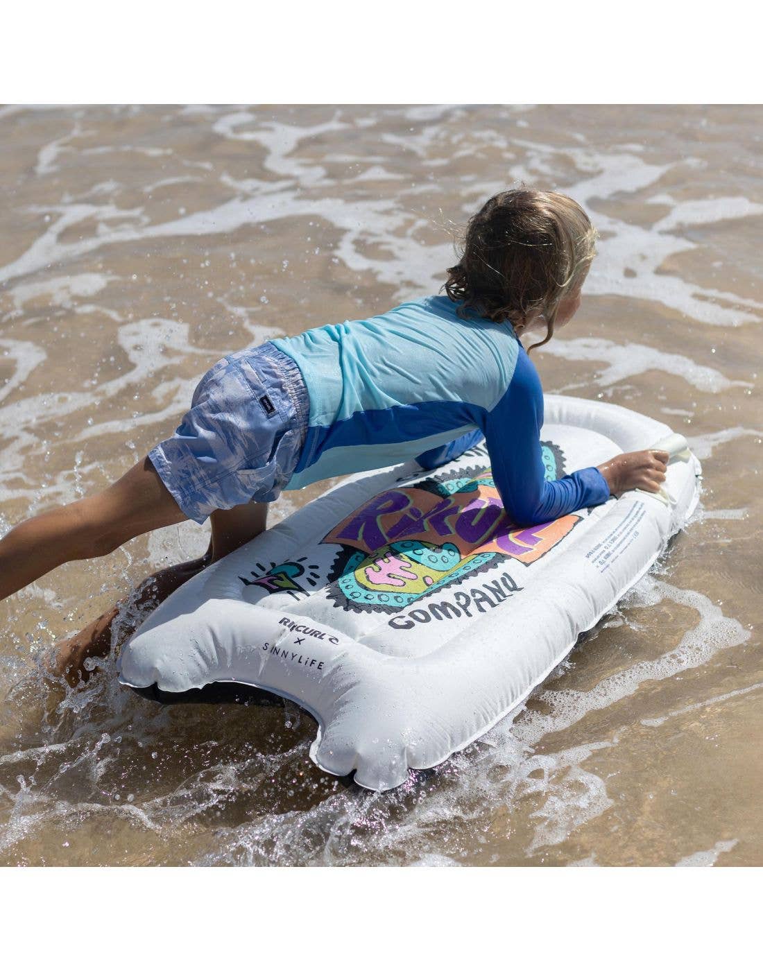 Surfmatte für Kinder mit Schutz und Surfkreide