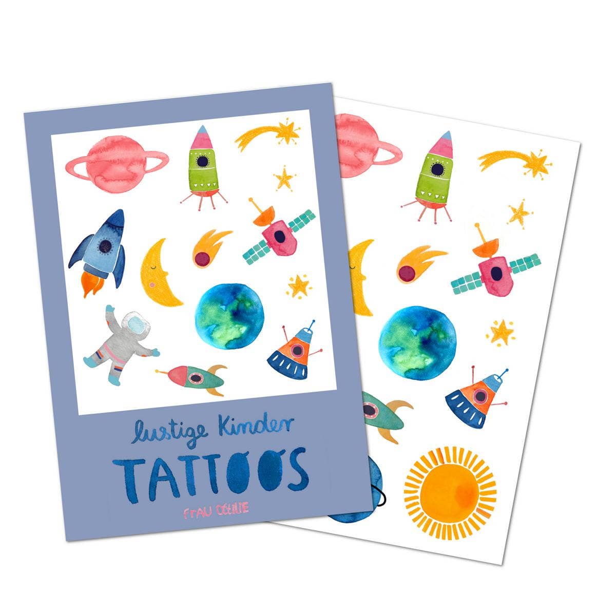 Kindertattoos *Weltraum* (VE=3)