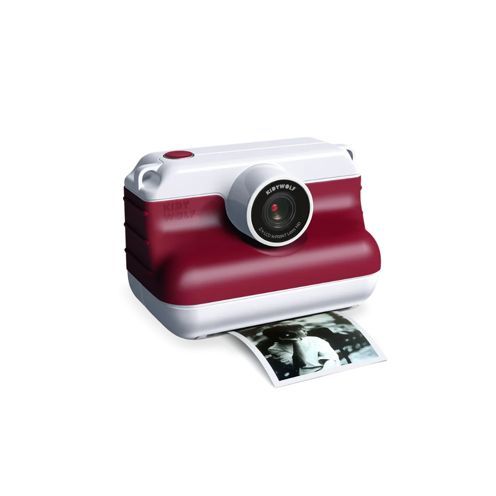 Sofortbildkamera m. Selfiefunktion rot