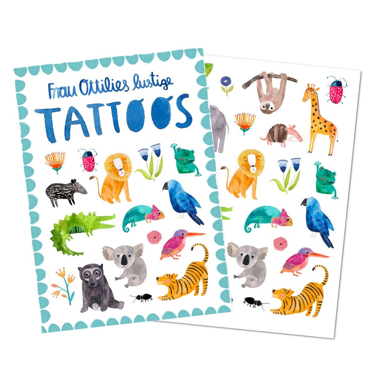 Kindertattoos *Wilde Tiere* (VE=3)