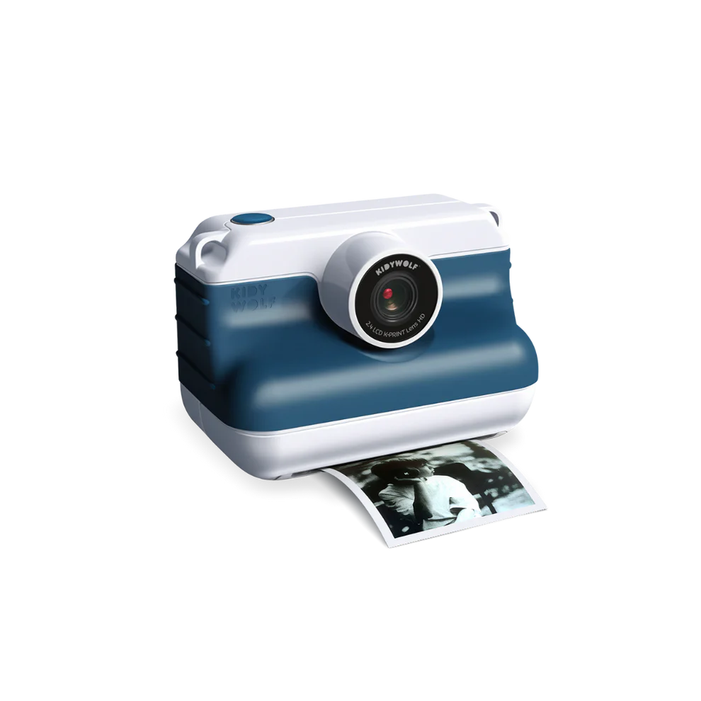 Sofortbildkamera m. Selfiefunktion blau