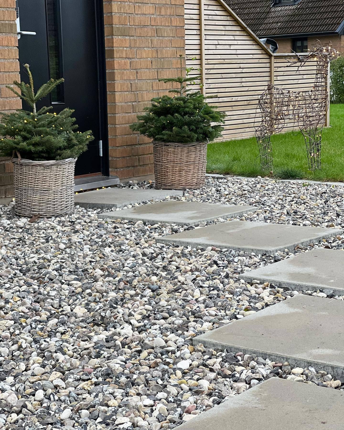 Korb – Größe M aus Weide mit Plastikfolie by Benson