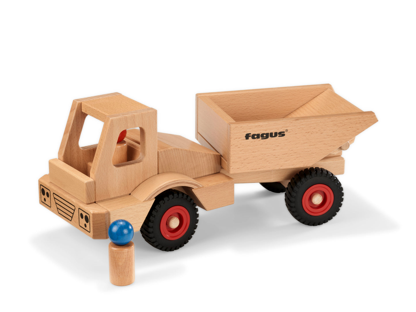 Rad-Dumper aus Holz