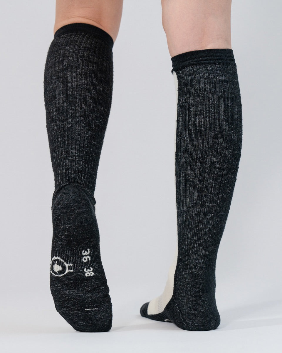 Skisocken aus Merinowolle - Maxi