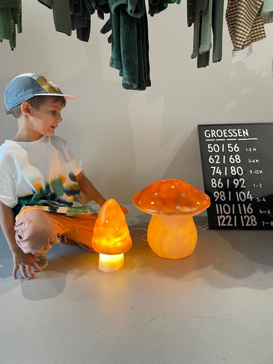 Lampe Pilz klein rot