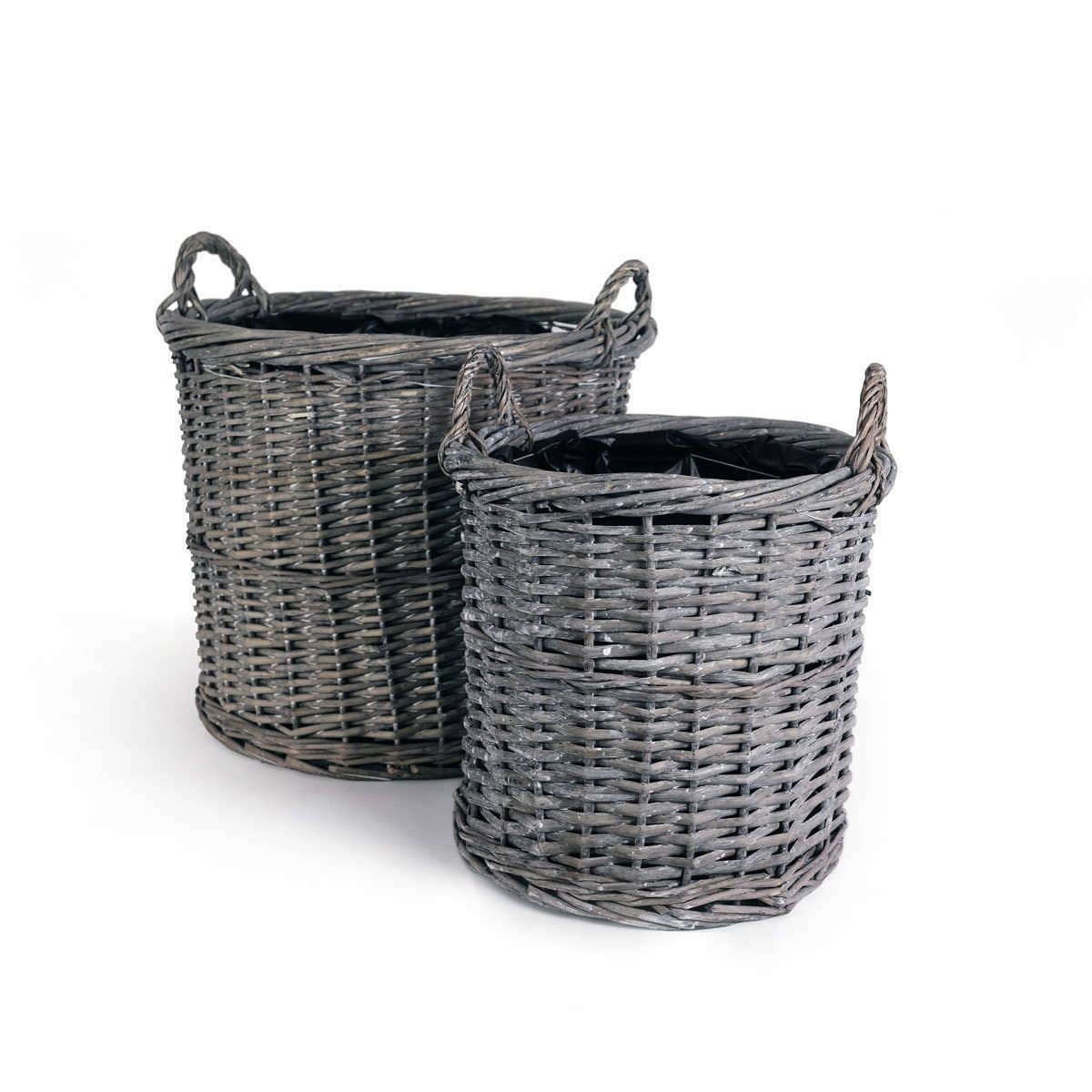 Korb – Größe M aus Weide mit Plastikfolie by Benson