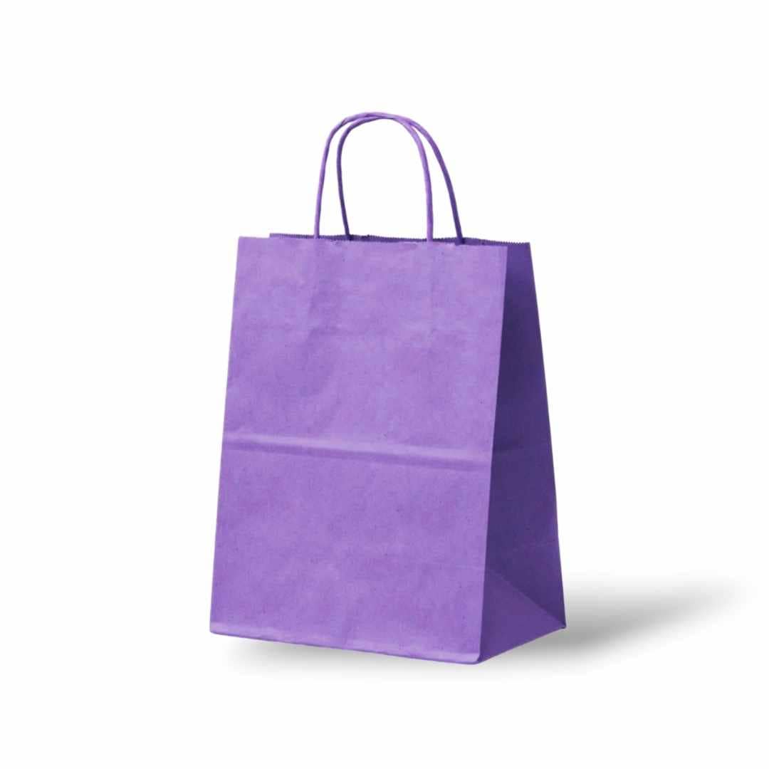 Papiertüte (M) – Lila – 50 Stück