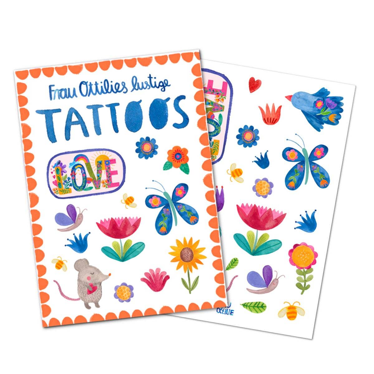 Kindertattoos *Blumen & Liebe*