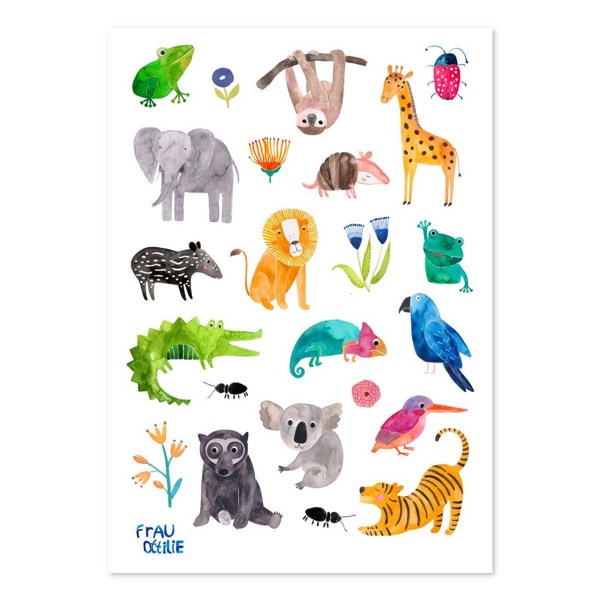 Kindertattoos *Wilde Tiere* (VE=3)