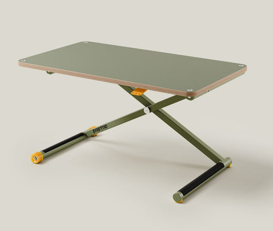 Kinderschreibtisch höhenverstellbarer green